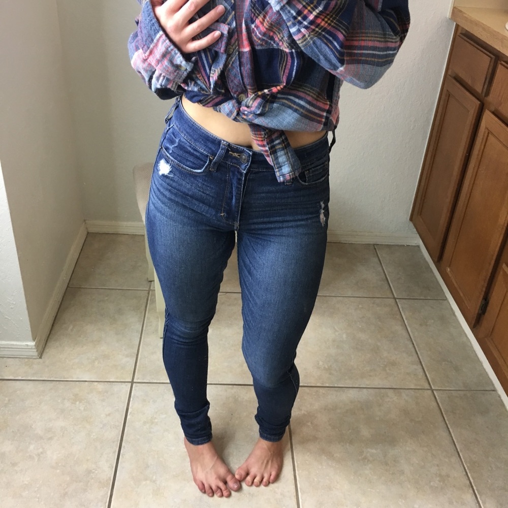 Abercrombie High Rise Super Skinny Jeans